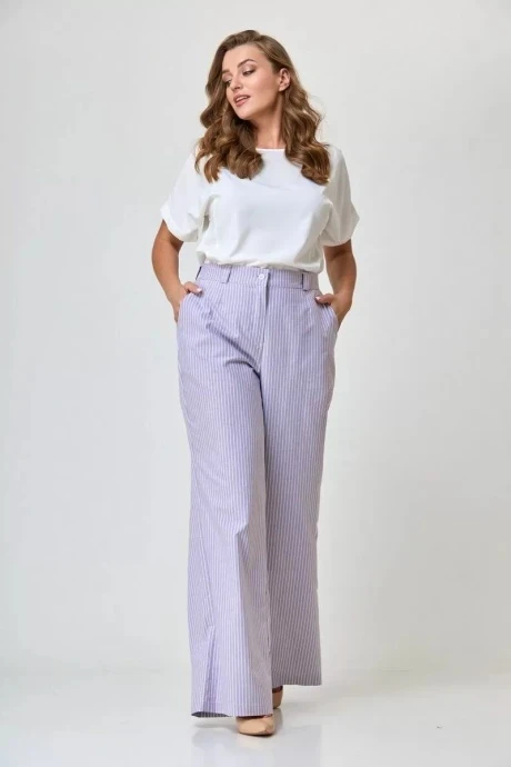 Брюки Anelli 1299.2 розовая долина #1