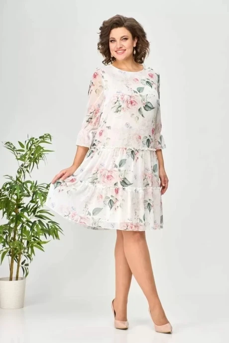 Платье Moda-Versal 2328 молочный #1