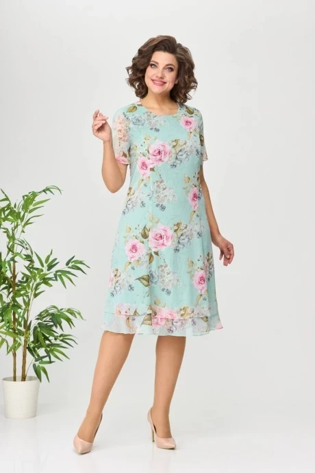 Платье Moda-Versal 2383 бирюза #1