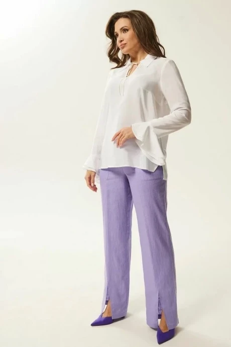 Брюки MisLana С966 сирень #1