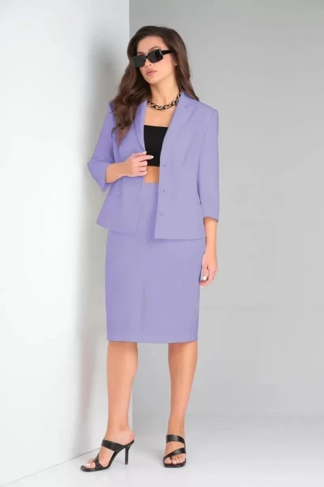 Юбочный костюм Aleza 1151 лавандовый двойка #1