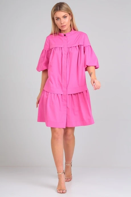 Платье YOUR SIZE 2197 Азалия розовая #1