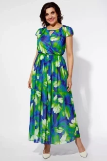 Платье из вискозы Ольга Стиль С743
