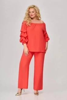 Брючный костюм *Распродажа Svetlana-Style 1656 коралл