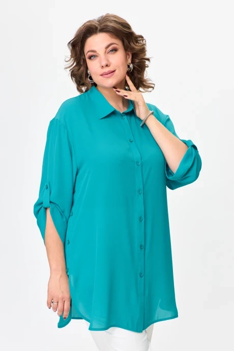 Туника Anastasia Mak 1131 бирюза #1