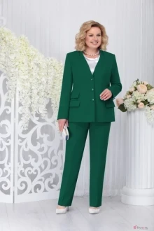 Брючный костюм *Распродажа Нинель Шик 2211 изумруд