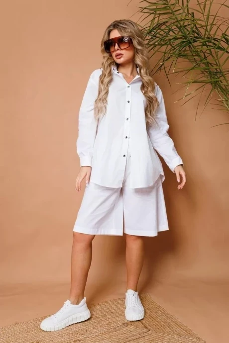 Костюм с шортами NikVa н371-1 молоко #1