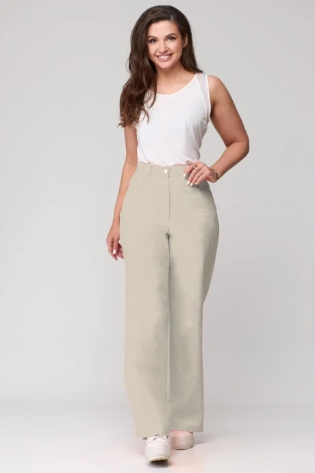 Брюки из хлопка Abbi 2009 бежевый #1
