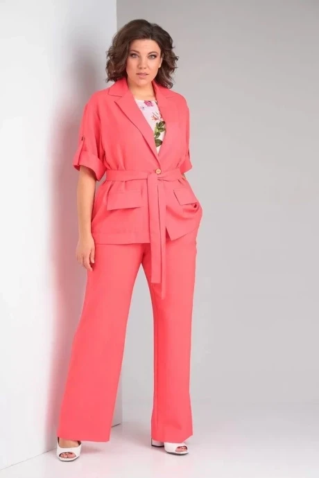 Брючный костюм Такка плюс 23-186 тройка #1