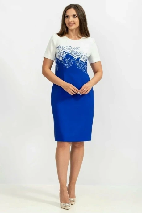 Платье MisLana А843 василек #1