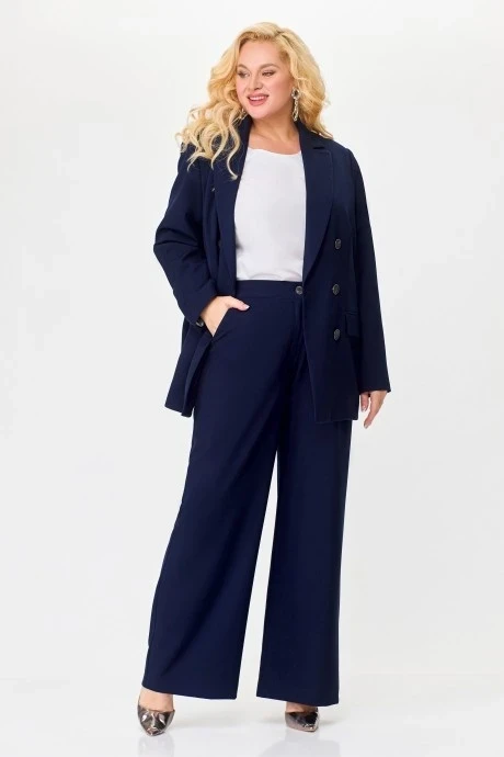 Брючный костюм Swallow 676.1 темно-синий двойка #1
