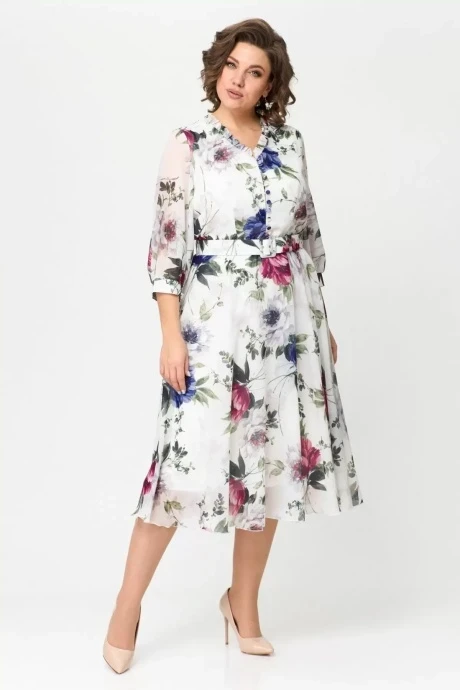 Платье СлавияЭлит 526-1 молочный #1