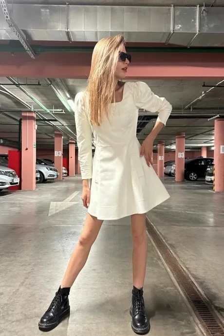 Платье Davydov 6076 молочный #1