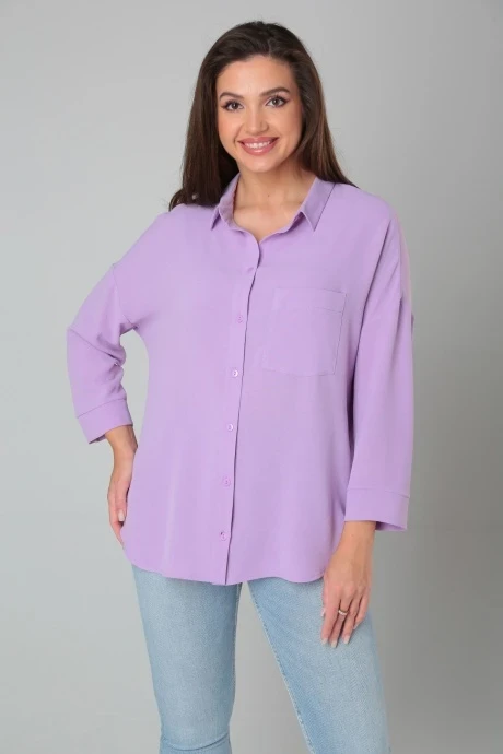 Рубашка MODEMA 722/1 лиловый #1
