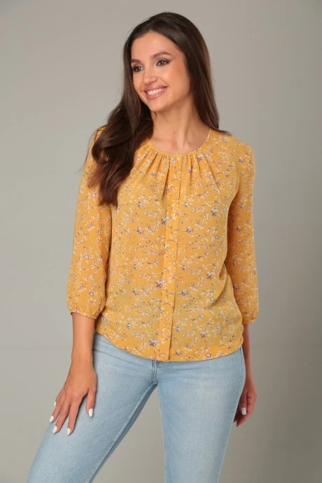 Блузка MODEMA 192-8 желтый #1