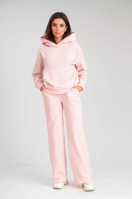 Хлопковый спортивный костюм HIT 3099 розовый_блеск #1