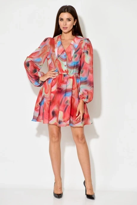 Платье Abbi 1016 коралловый #1