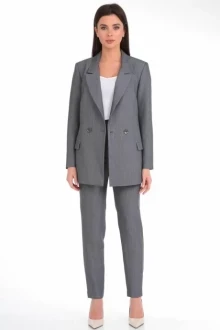 Брючный костюм Angelina&Сompany 824 серый двойка