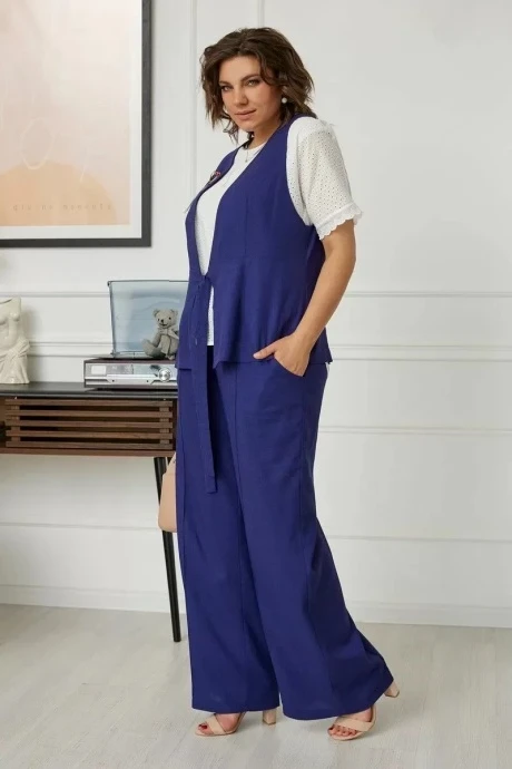 Брючный костюм *Распродажа BegiModa 3036 индиго #1