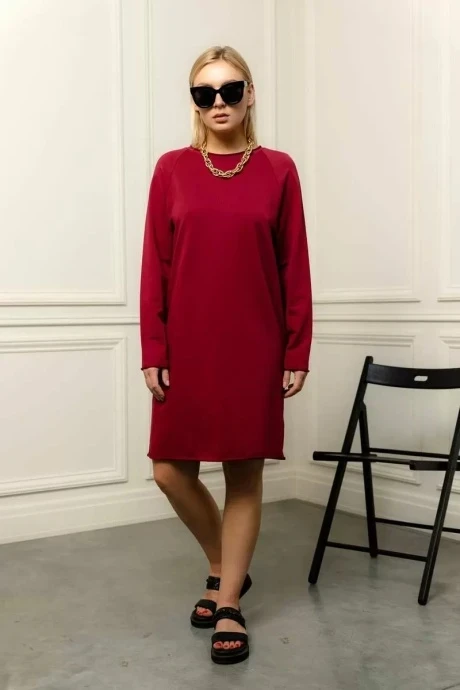 Платье Romgil ТЗ945ДФ вишневый #1