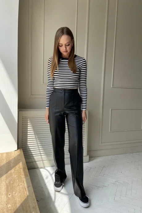 Брюки из экокожи PUR PUR 11-138 #1