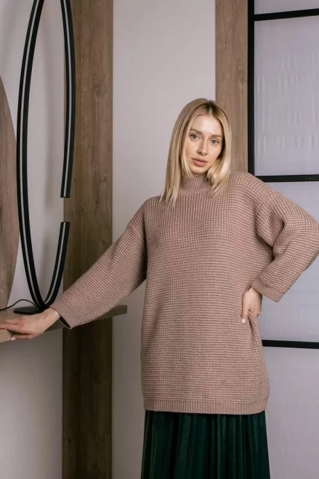 Джемпер (кофта) Romgil ТЗ873Ш розово-коричневый #1