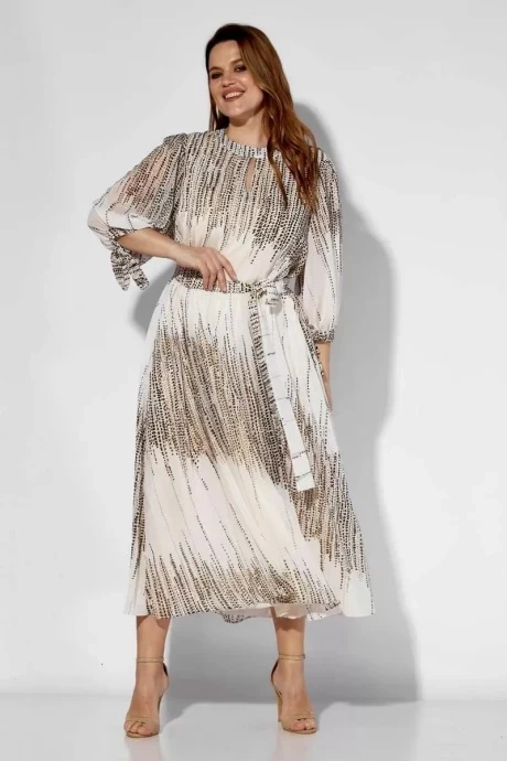 Платье *Распродажа VIOLA STYLE 01033 горох #1