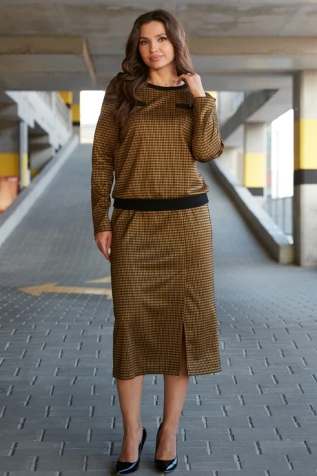 Юбочный костюм ANDINA CITY 9024 гусек двойка #1