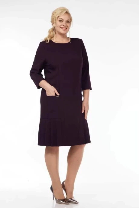 Платье Vilena Fashion 897 баклажан #1