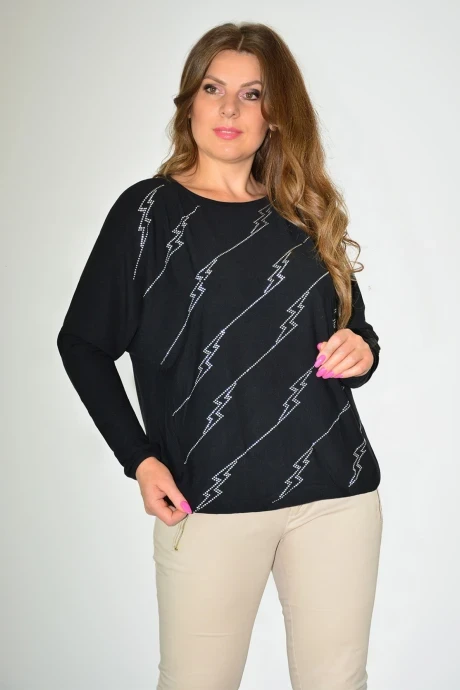 Джемпер (кофта) Needle 529/2 черный #1