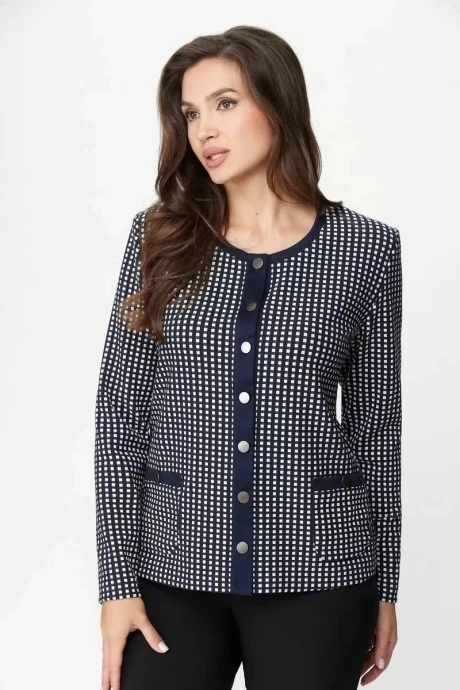 Жакет (пиджак) Дали 333Ф синий/белый #1