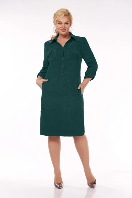 Платье Тэнси 358 изумруд #1