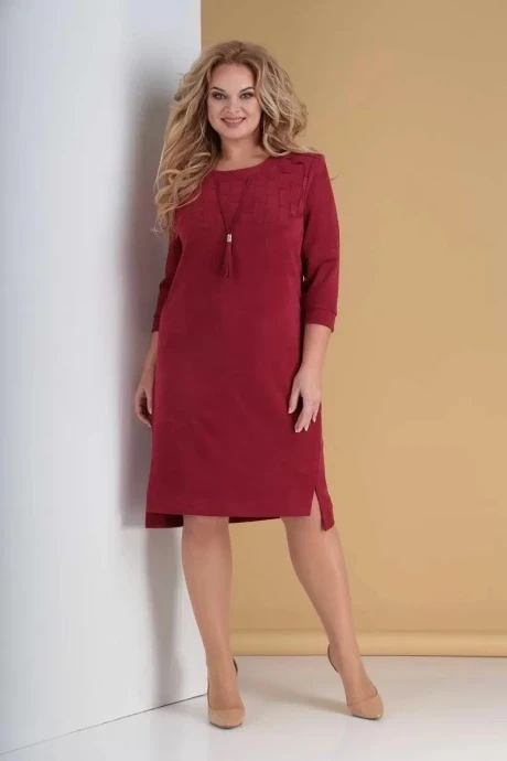 Платье Тэнси 298а марсала #1