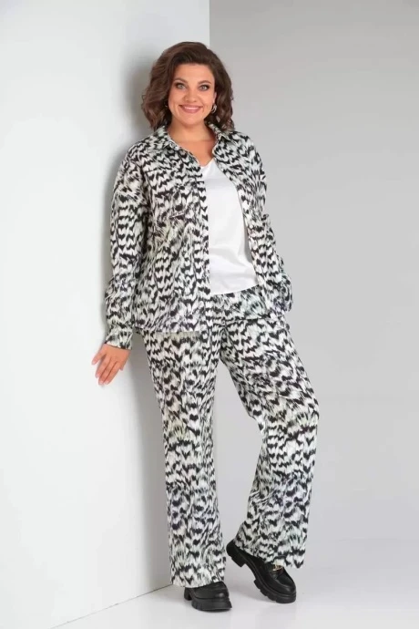 Брючный костюм Такка плюс 22-155/1 двойка #1