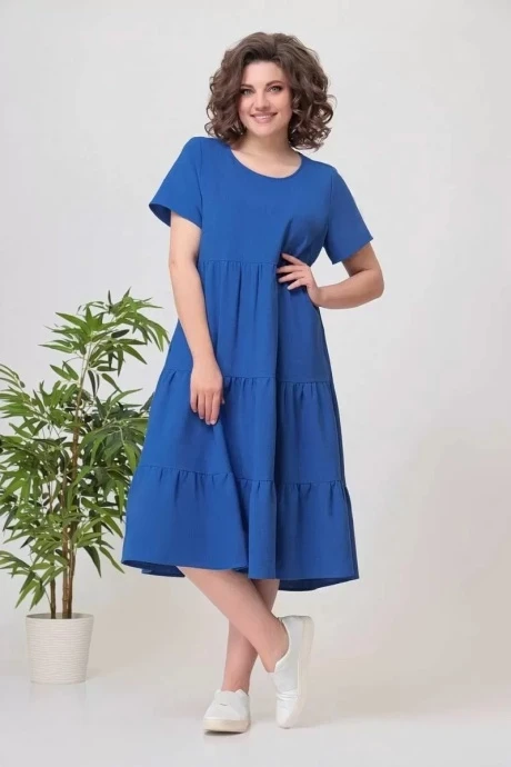 Платье *Распродажа Swallow 554 Джинсовый синий #1