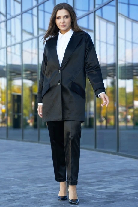 Брючный костюм ANDINA CITY 9021-23 черный двойка #1