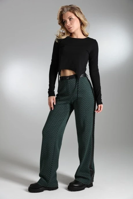 Брюки LM НБ5395 изумрудный #1