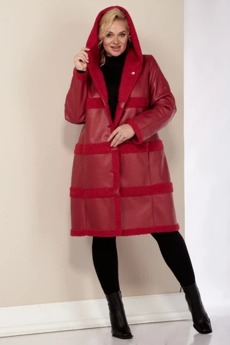 Дубленка *Распродажа Celentano 2041.2 алый #1