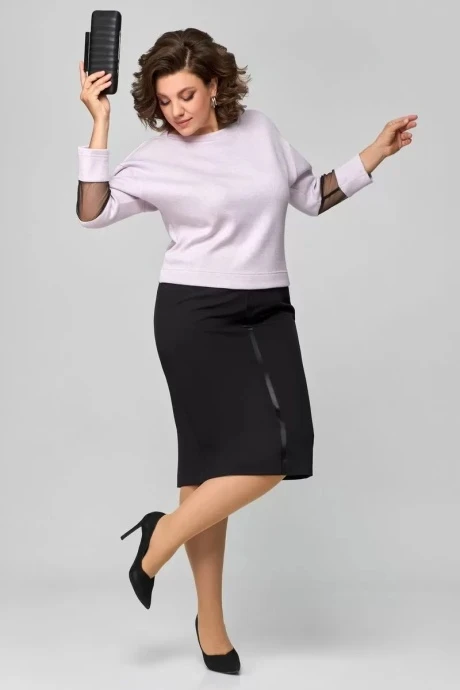 Юбочный костюм Мишель Стиль 1089/2 розово-сиреневый #1