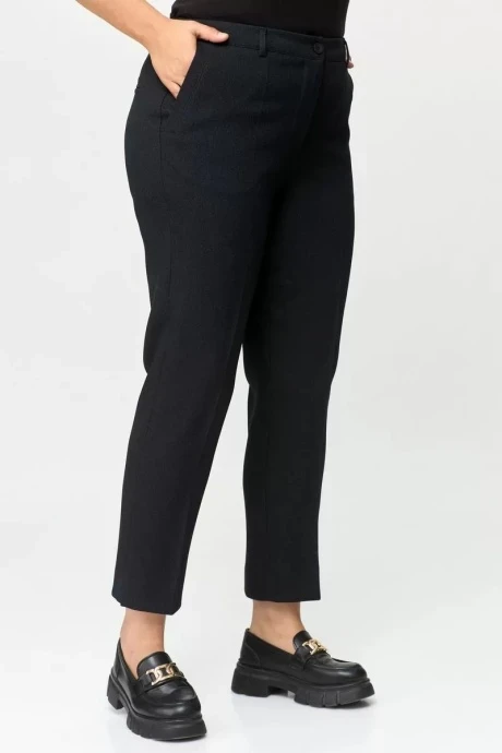 Брюки БелЭльСтиль 546 черно-серые #1