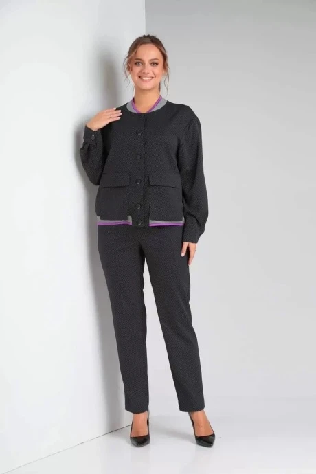 Брючный костюм TVIN 7659 сирень двойка #1