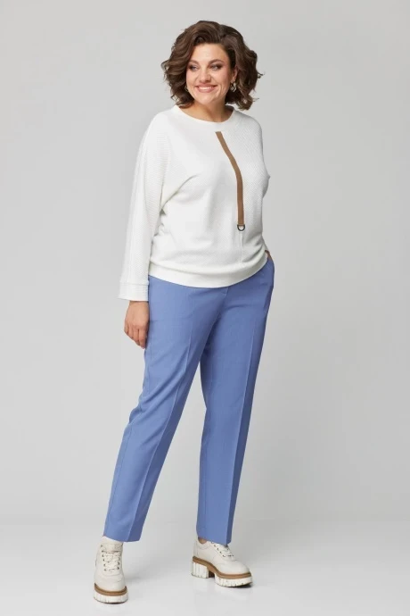 Брючный костюм Danaida 2191 белый, голубой двойка #1