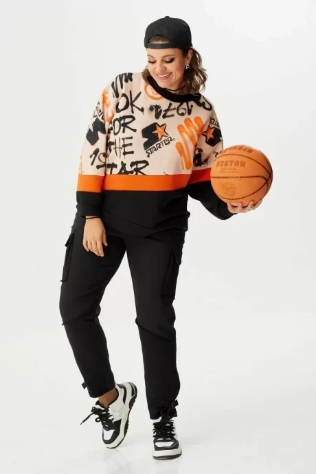 Джемпер (кофта) BegiModa 4075 оранж #1