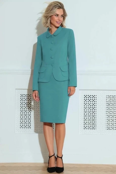 Юбочный костюм LeNata 20212 ментол двойка #1