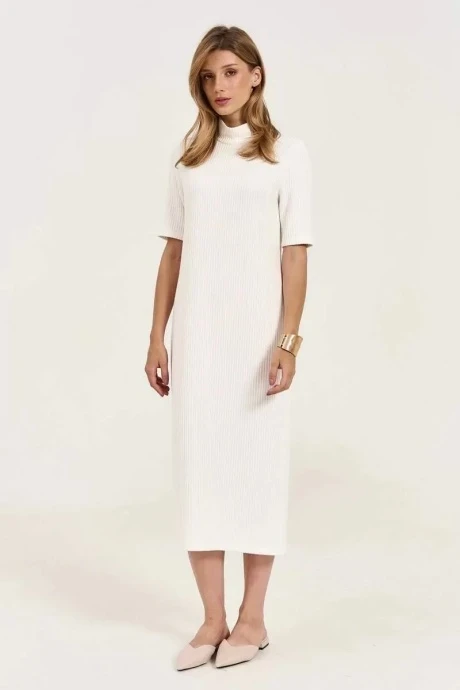 Платье LeNata 11345 молочный #1