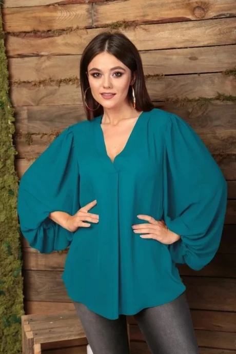 Блузка Anastasia 1048 морская волна #1