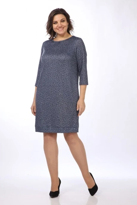 Платье Lady Style Classic 1540 Синие тона #1