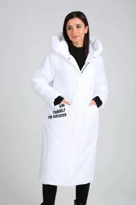 Утепленное пальто Diamant 1932 белый #1