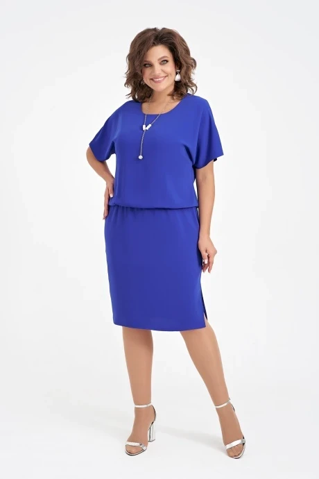 Платье Ива 1518 васильковый #1