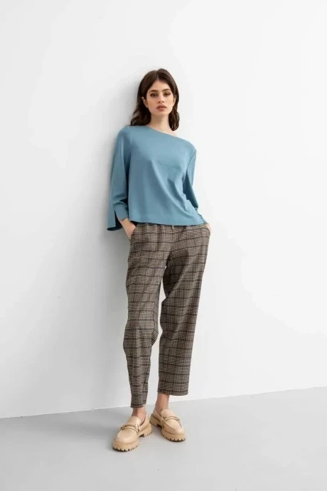 Джемпер (кофта) VIZANTI 9146 серо-голубой #1